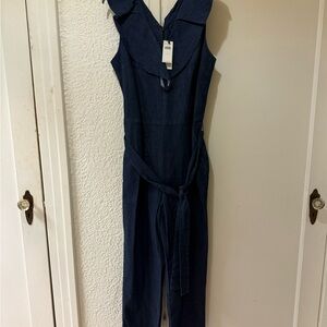 Banana Republic Navy Jumpsuit